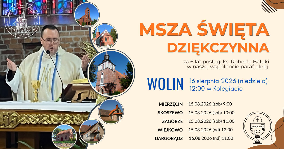 Msze dziękczynne księdza Roberta